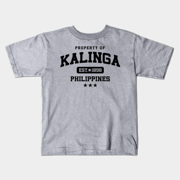 Kalinga - Property of the Philippines Shirt Kids T-Shirt by pinoytee